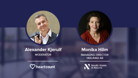 The photos of the guests of the HeartCount webinar Put your people first