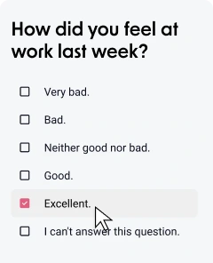 Collect employee sentiment data