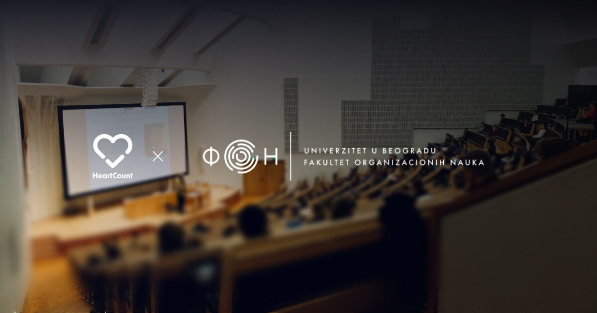 Faculty of Organizational Sciences partnered with HeartCount