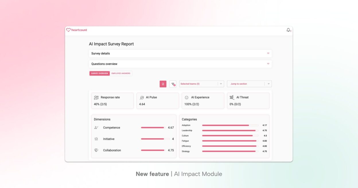 New feature in HeartCount: AI Impact Module