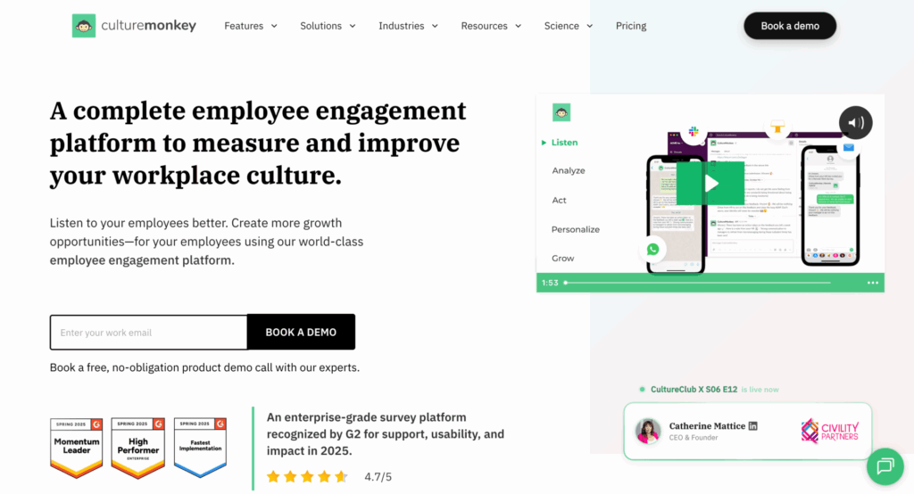 Culture Monkey website screenshot